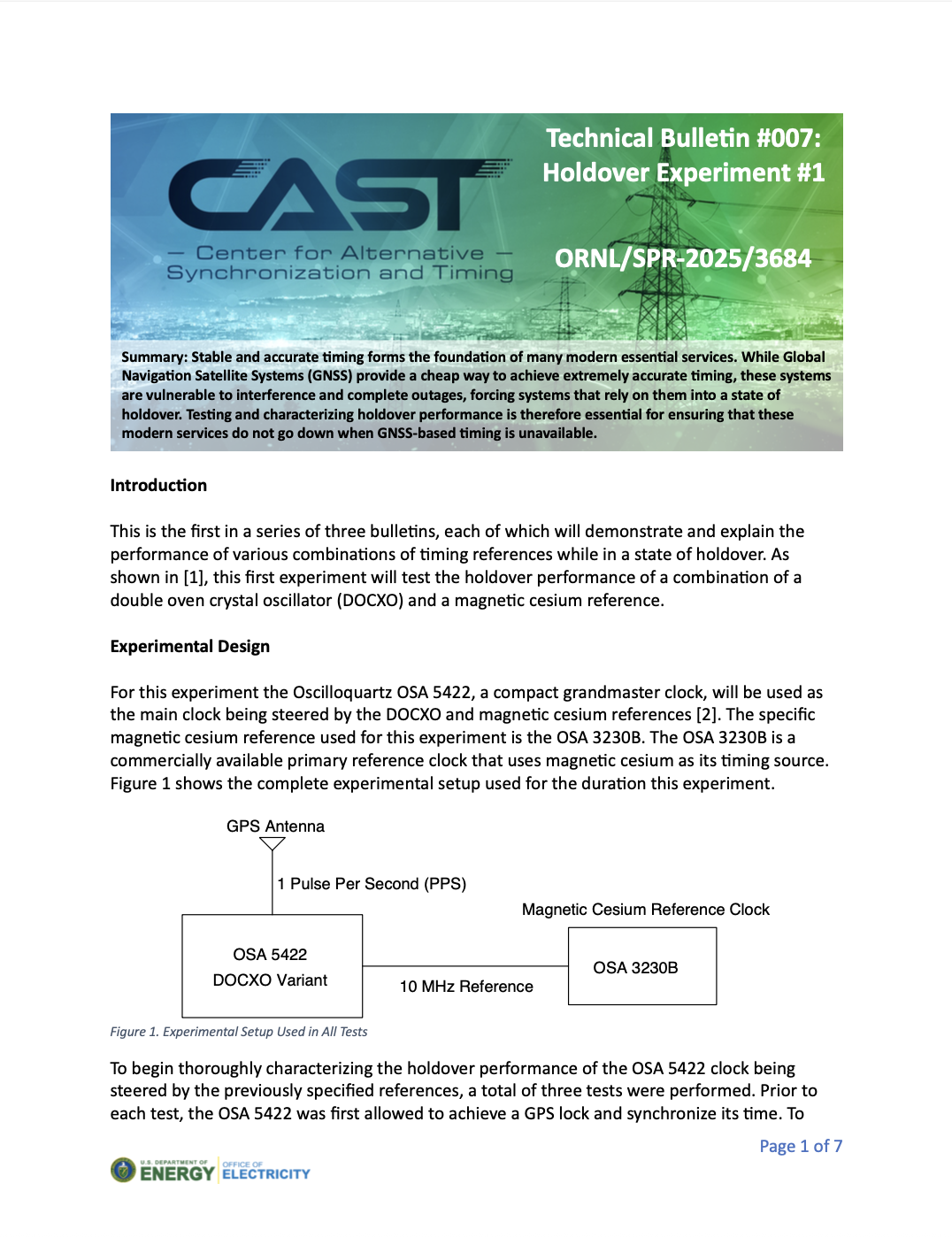 Image of the first page of a technical bulletin.